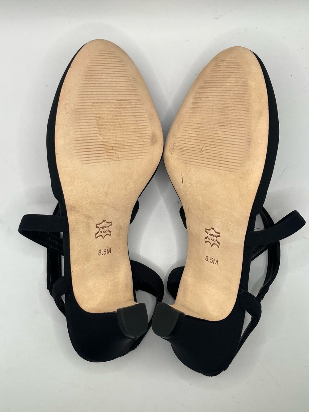 Ros Hommerson New Women's 8.5 Caliente Black Slingback Low Heel Pumps - Picture 7 of 7